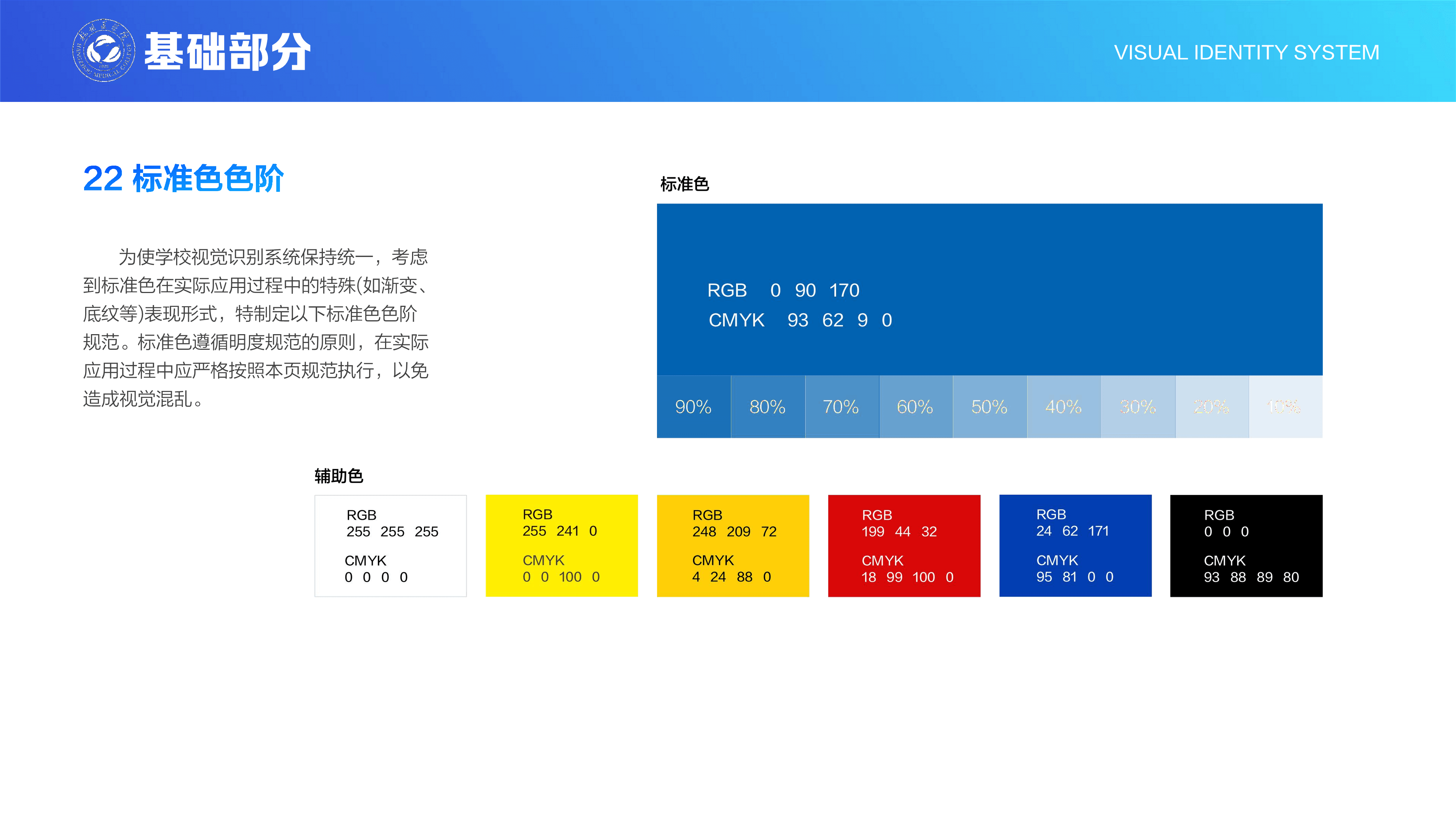 标准色色阶