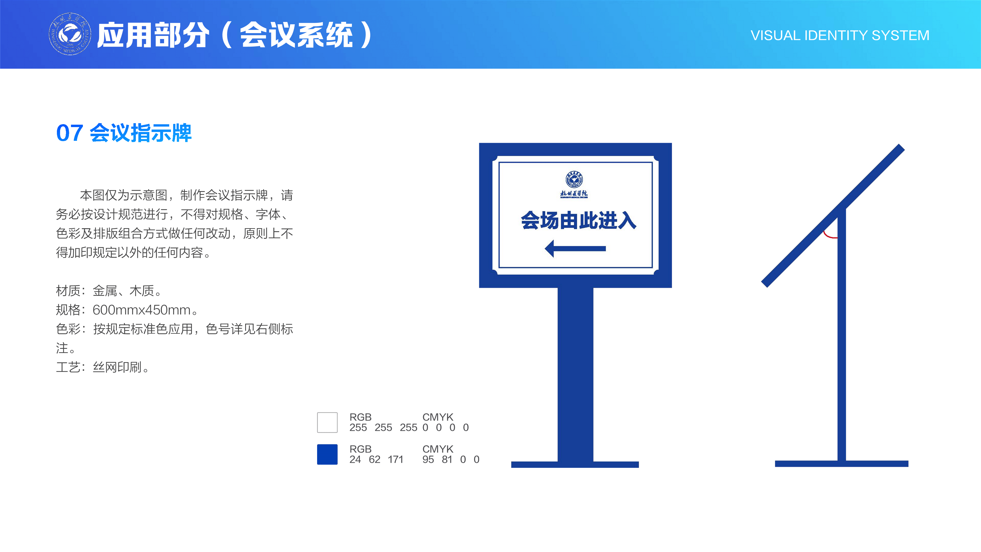 会议指示牌